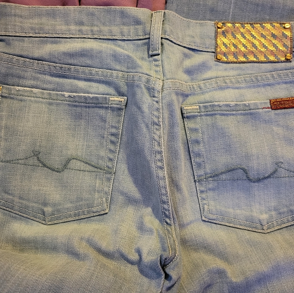 7 for all Mankind flip flop size 28 vintage jeans.